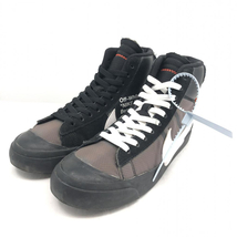 【中古】OFF-WHITE × NIKE BLAZER STUDIO MID　AA3832-001 サイズ26.5cm オフホワイト × ナイキ[240017619773]_画像1