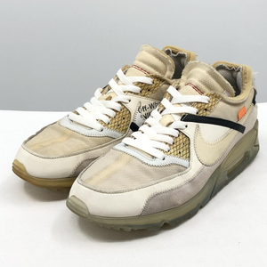 【中古】NIKE THE 10 AIR MAX 90 OFF-WHITE AA7293-100 サイズ27.5cm ナイキ[240017552550]