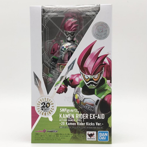 【中古】開封 バンダイ S.H.Figuarts 仮面ライダーエグゼイド アクションゲーマー レベル2 20 Kamen Rider Kicks Ver.[240017593213]