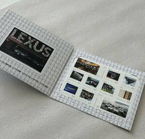 未使用 LEXUS レクサス 日本郵便 84円切手 10枚 シート