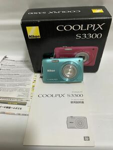 動作品 デジタルカメラ Nikon COOLPIX S3300 デジカメ 