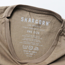 美品 2022SS ドゥーズィエムクラス Deuxieme Classe SKARGORN スカルゴーン クルーネック Tシャツ/モカ カットソー【2400013859509】_画像8