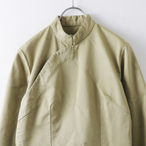 AD2004 ローブドシャンブル コムデギャルソン robe de chambre COMME des GARCONS コットンチャイナブラウス L/ベージュ【2400013878272】_画像3