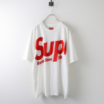 JPタグ 2021SS シュプリーム Supreme Intarsia Spellout S/S Top 半袖Tシャツ M//ホワイト 白 TEE ロゴ【2400013881296】_画像1