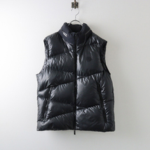 国内 JPタグ 2023AW モンクレール MONCLER TAGO キルティングダウンベスト 2//ブラック 黒ワッペン【2400013881210】_画像1