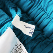 サマンサモスモスブルー Samansa Mos2 SM2 blue ボイルギャザースカート F/ブルー ボトムス ロング【2400013888141】_画像6