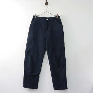 2022SS mina perhonen mina perhonen moon sand pants 38/ navy cotton tapered [2400013889728]