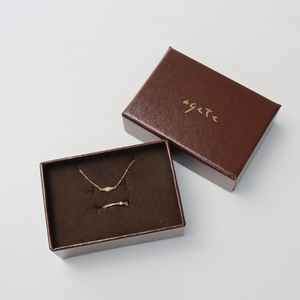 希少 美品 アガット agete Christmas Special ダイヤパール #9 リングネックセット K10 0.2ct/ゴールド ネックレス【2400013883597】