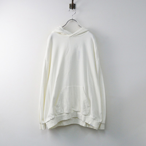 極美品 ネストローブ nest Robe 【UpcycleLino】BASIC 裏毛ビッグパーカー 1/ホワイト トップス【2400013904865】