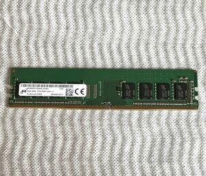 Micron PC4-2400 8GB デスクトップ用メモリ 8GB MTA8ATF1G64AZ