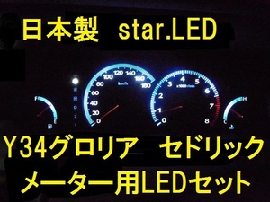 日本製Y34グロリアセドリック専用メーターパネル用LEDセット