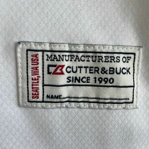 カッターバック　CUTTER&BUCK 半袖ポロシャツ　白　ホワイト　LL