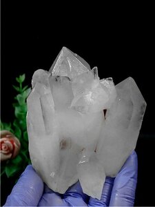 ◆超強いパワーヒマラヤ産天然水晶クラスター179B6-63B161D