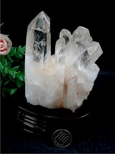 ◆超強いパワーヒマラヤ産天然水晶クラスター179B6-162B139D