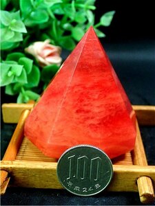 超綺麗赤水晶ピラミッド179E8-25E30W