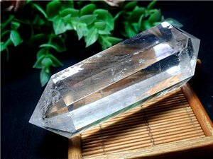AAA級☆高透明度天然ハーキマーダイヤモンド水晶六角柱 179B2-54B103b