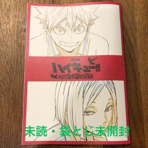 劇場版『ハイキュー!! ゴミ捨て場の決戦』第3弾入場者特典　烏野×音駒 メモリアルブック」冊子　特典　劇場版　ハイキュー　映画