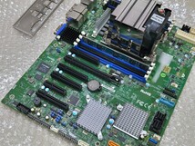 1円スタート Supermicro X10SRH-CLN4F Xeon CPU メモリ(8GB)、CPUファン RAIDカード付き サーバー ワークステーション 美品 動作確認済み_画像2