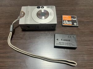 【動作未確認】Canon IXY DIGITAL (PC1001) バッテリー　メモリーカード付シルバー キヤノン コンパクトデジタルカメラ 
