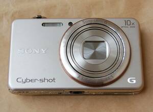 【即決】状態良好 SONY デジタルカメラ Cybershot DSC-WX200 ゴールド 光学10倍ズーム 動作OK バッテリー付 送料230円~