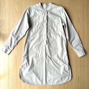 MUJI 無印 シャツワンピース シャツ 綿100％ サイズS