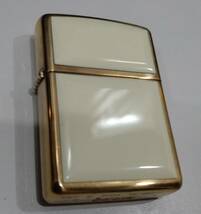 1円～ 1994年製 ZIPPO ジッポ オイルライター スクリムショー プレーン 無地 片面 ゴールド USA ヴィンテージ 美品_画像3