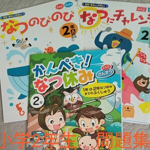 小学2年生　問題集　3冊　夏休み　一学期　予習　復習　家庭学習　週末学習　習慣