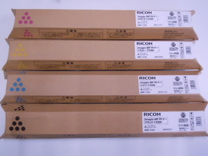 * unused * RICOH Ricoh imagio MP C3300 P toner 4ps.@ black * Cyan * magenta * yellow 