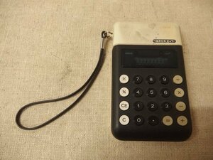 0540010a[ simple me flight ]OMRON Omron eitoTYPE86 junk / calculator Showa Retro / Omron / electrification NG/ practicality not yet verification /13.4×7.8×2.5cm degree 