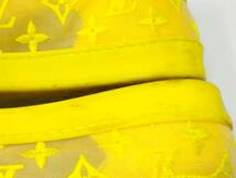 ルイ・ヴィトン LOUIS VUITTON ダミエ ルクセンブルグ・ライン スニーカー シューズ 靴 イエロー メンズ 7 1/2 約26cm MS0179 ZAOAZIMH_画像10
