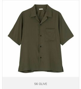 ジーユー　GU オープンカラー　シャツ　331-323258 オープンカラーシャツ 開襟シャツ 半袖 半袖シャツ