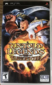 「UNTOLD LEGENDS THE WARRIOR'S CODE」 PSP 海外版 ゲームソフト