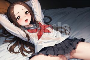 D340　からかい上手の高木さん 高木さん 同人 ポスター A4 オリジナル アニメ 高品質 特殊印刷 美少女 イラストアートポスター