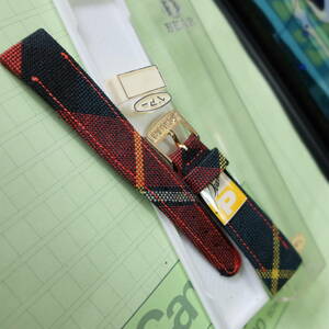  came out place contest gold .. jpy sphere IVY wristwatch belt new goods PIANO company manufactured table cloth reverse side light leather rug width 19mm product case is Bear -