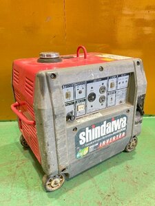 【1円start！】新ダイワ/shindaiwa インバーターガソリンengine発電機 IEG2600M ※変形箇所有 動作良好