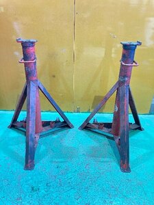 [1 jpy start!] large car horse jack for truck horse jack 2 pcs together automobile maintenance operation excellent * store taking over welcome 