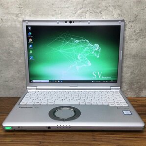 1円～ ●Panasonic LET'S NOTE SV8 / Core i5 8365U (1.60GHz) / メモリ 8GB / SSD 256GB / 12.1型 (1920×1200) / Windows10 Pro 64bitの画像1