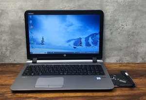 1円～ ●HP PROBOOK 450 G3 / Core i5 6200U (2.30GHz) / メモリ 4GB / HDD 500GB / DVD / 15.6型 HD (1366×768) / Windows10 Pro 64bit