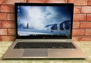 1円～ ●HP ELITEBOOK 850 G5 / Core i7 8650U (1.90GHz) / メモリ 32GB / Radeon RX 540 / NVMe SSD 512GB / 15.6型 フルHD / Win10 Pro