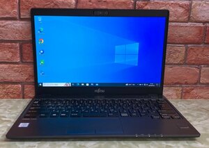 1円～ ●富士通 LIFEBOOK U938/S / Core i5 7300U (2.60GHz) / メモリ 4GB / SSD 128GB / 13.3型 フルHD (1920×1080) / Win10 Pro 64bit