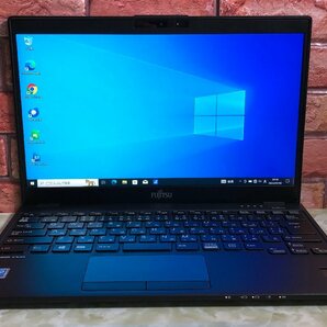 1円～ ●富士通 LIFEBOOK U939/B / Celeron 4305U (2.20GHz) / メモリ 4GB / SSD 128GB / 13.3型 フルHD (1920×1080) / Win10 Pro 64bitの画像1