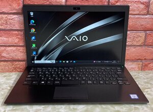 1円～ ●SONY VAIO Pro PG / Core i5 8250U (1.60GHz) / メモリ 8GB / SSD 256GB / 13.3型 フルHD (1920×1080) / Windows10 Pro 64bit