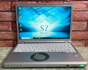 1円～ ●Panasonic LET'S NOTE SZ6 / Core i7 7600U (2.80GHz) / メモリ 16GB / SSD 512GB / 12.1型 (1920×1200) / Windows10 Pro 64bit