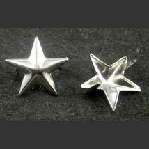 即決☆星形☆スタッズ/鋲☆ニッケル☆15mm☆2爪☆50個☆銅☆A1_画像2