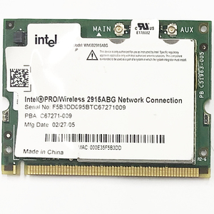 無線LANカード Intel PRO Wireless 2915ABG Network Connection WM3B2915ABG ジャンク 動作未確認 PCパーツ 部品 パーツ YA2552