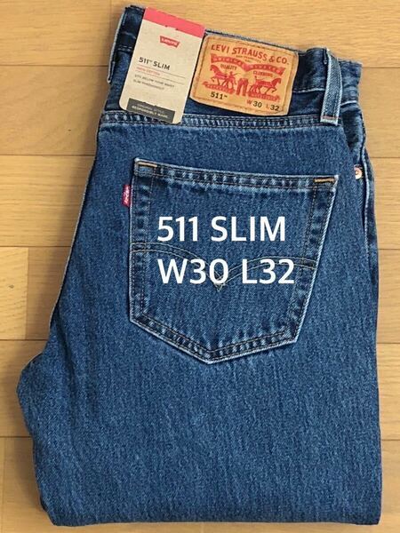 Levi's 511 SLIM FIT DARK INDIGO W30 L32