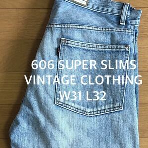 Levi's VINTAGE CLOTHING 1965年 606 SUPER SLIM WIDE OPEN W31 L32