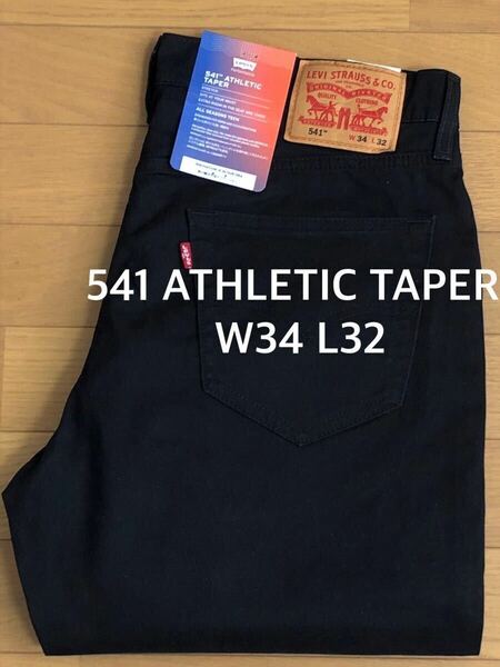 Levi's 541 ATHLETIC TAPER MINERAL BLACK SORBTEK WT G W34 L32