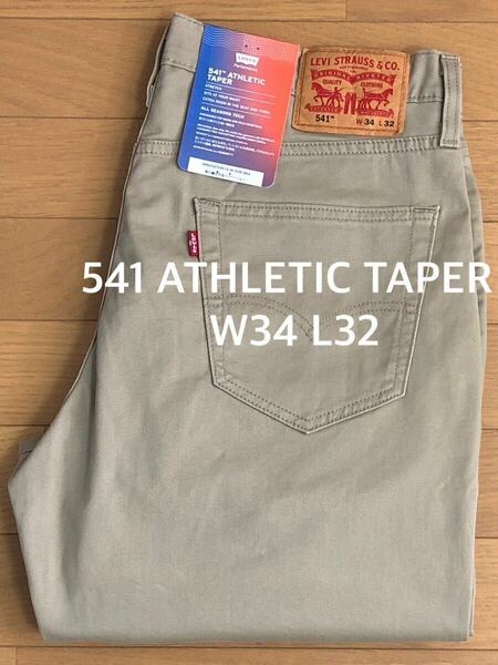 Levi's 541 ATHLETIC TAPER TRUE CHINO SORBTEK TWILL WT G W34 L32