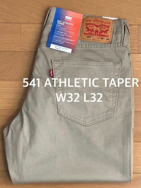 Levi's 541 ATHLETIC TAPER TRUE CHINO SORBTEK TWILL WT G W32 L32